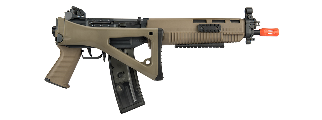 ICS AIRSOFT SIG 551 SWAT AEG RIS FOLDING STOCK - DARK EARTH - Click Image to Close