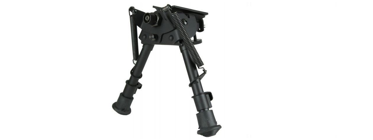 ECHO 1 SPRING LOADED BIPOD STAND FOR M28 SNIPER RIFLE (BLACK) - Click Image to Close