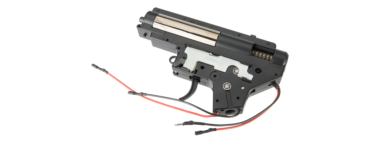 ECHO 1 8MM METAL VERSION 2 M4 AEG REAR WIRED AIRSOFT COMPLETE GEARBOX - Click Image to Close