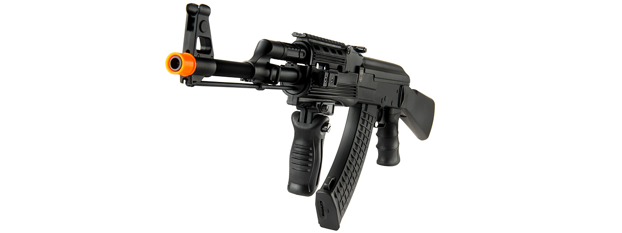 ECHO 1 FULL STOCK RED STAR 47 RIS AEG W/ BATTERY AND CHARGER (BLACK) - Click Image to Close