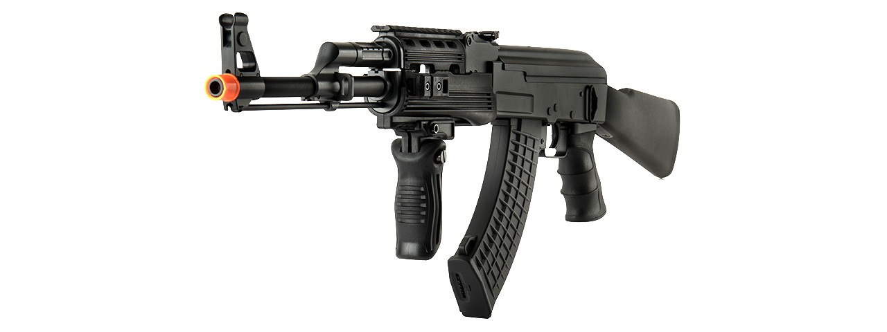 ECHO 1 FULL METAL RED STAR 47 RIS AEG W/ BATTERY AND CHARGER (BLACK) - Click Image to Close