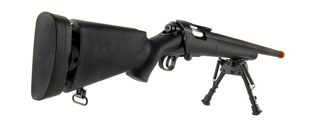 ECHO 1 M28 BOLT ACTION SNIPER RIFLE W/ BIPOD (BLACK) - Click Image to Close