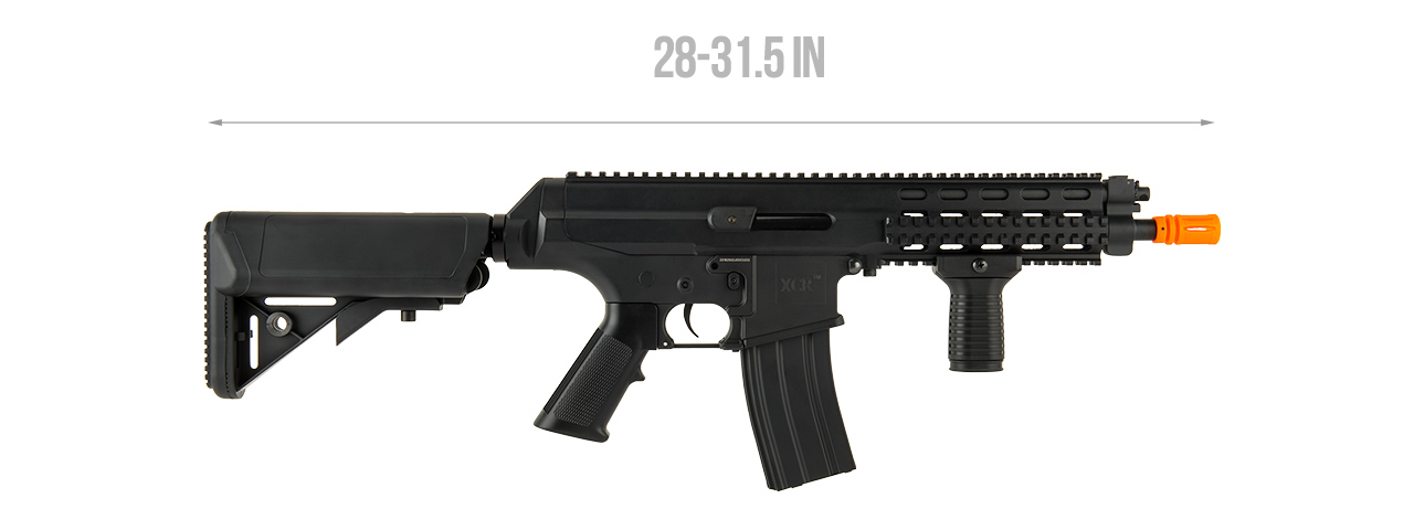 Echo1 Robinson Armament XCR-C Airsoft AEG Rifle w/ Rail System - Click Image to Close