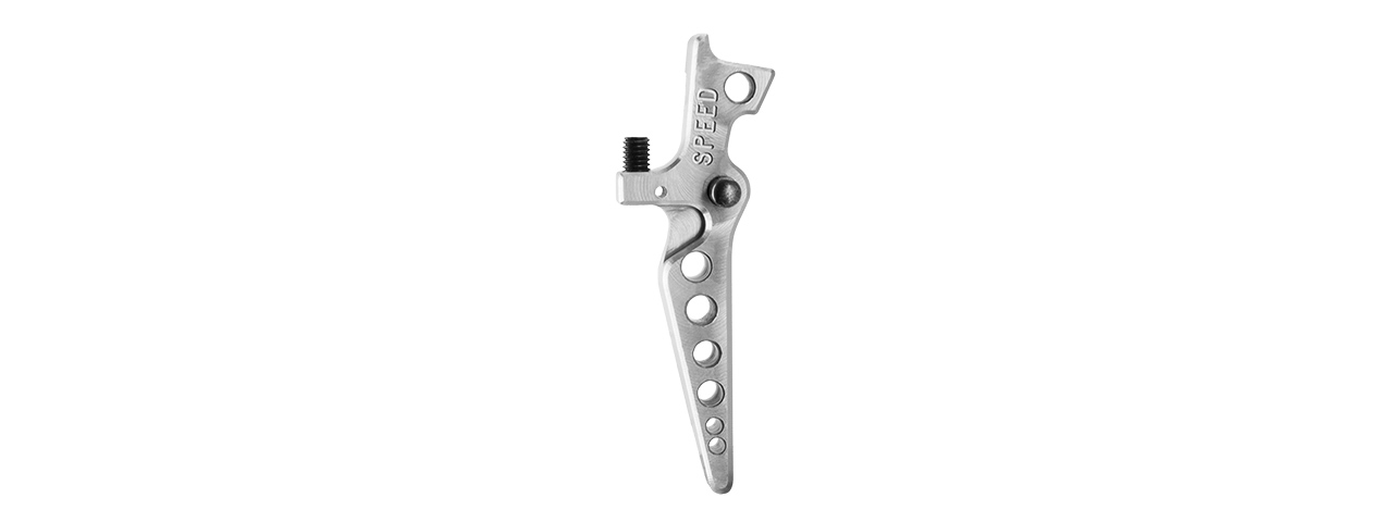 SPEED AIRSOFT TUNABLE BLADE TRIGGER FOR M4/M16 SERIES AEGS (SILVER) - Click Image to Close