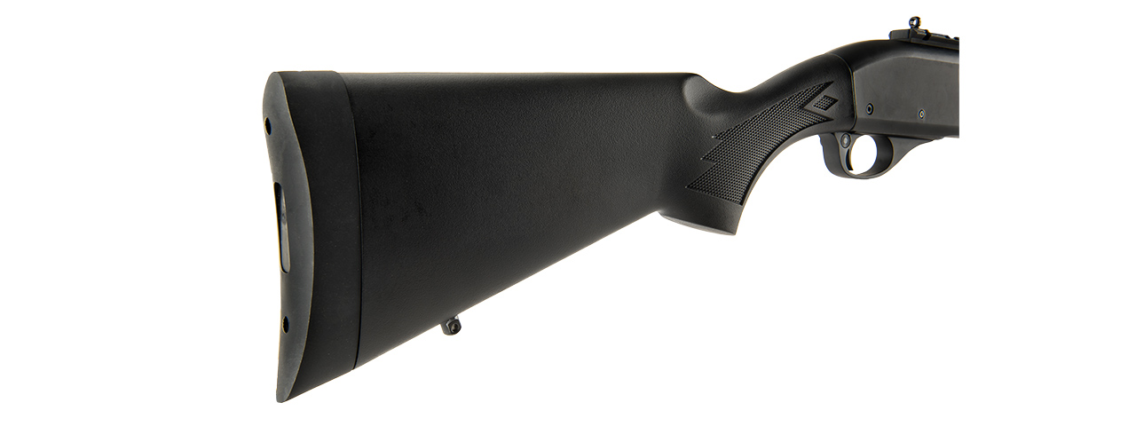 JAG ARMS SCATTERGUN HDS AIRSOFT GAS SHOTGUN - EXTENDED TUBE (BLACK) - Click Image to Close