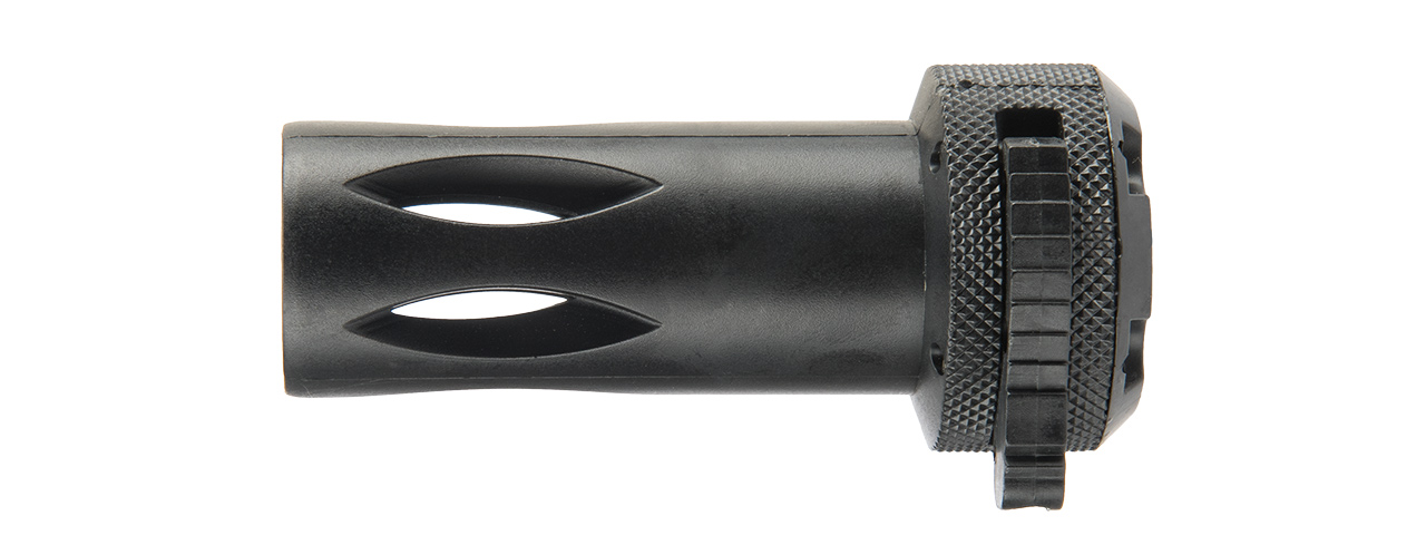 JG AIRSOFT TACTICAL M5 SERIES FLASH HIDER - BLACK - Click Image to Close