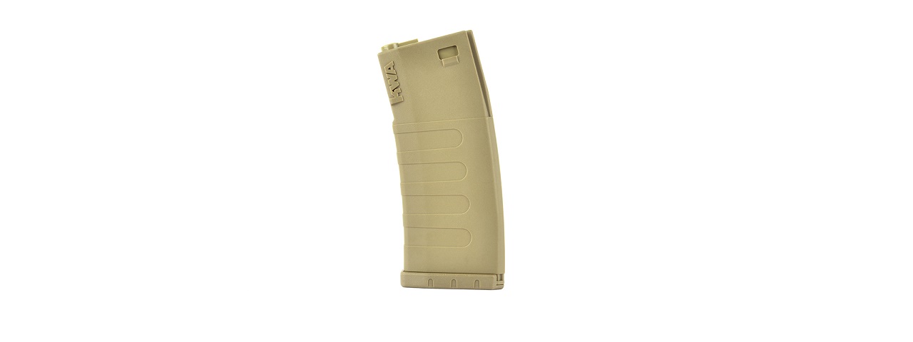 KWA K120 120RD M4 / M16 MID-CAP POLYMER AEG MAGAZINE - DARK EARTH - Click Image to Close