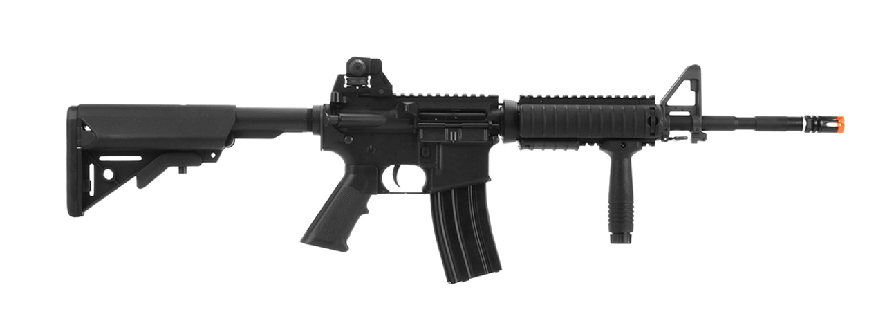 LCT Airsoft RAS M4 EBB Carbine Assault Rifle (Color: Black) - Click Image to Close