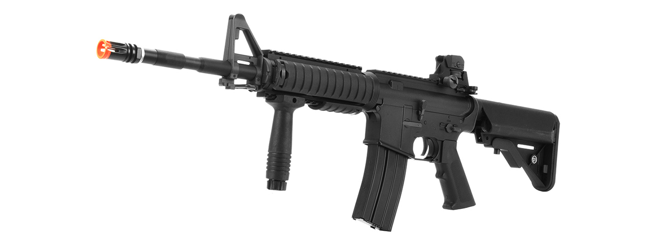 LCT Airsoft RAS M4 EBB Carbine Assault Rifle (Color: Black) - Click Image to Close