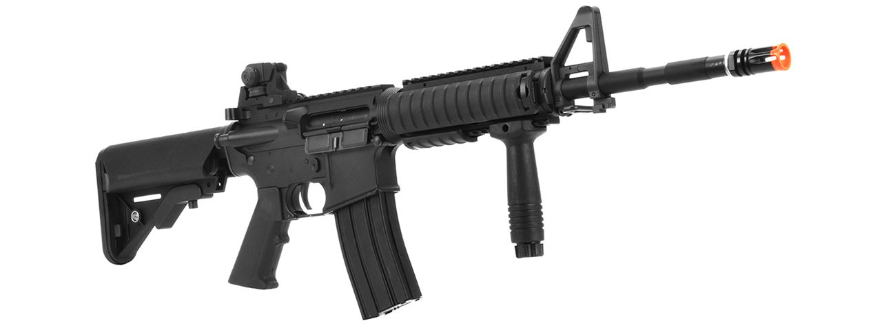 LCT Airsoft RAS M4 EBB Carbine Assault Rifle (Color: Black) - Click Image to Close