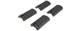 LCT AIRSOFT HANDGUARD RIS RAIL COVER PANELS SET OF 4 - BLACK