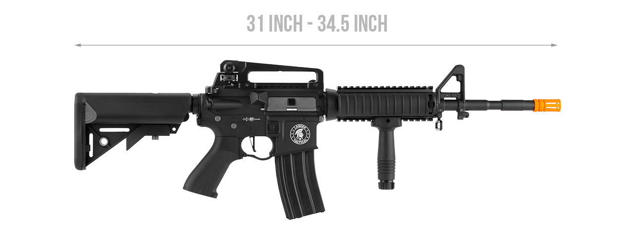 Lancer Tactical LT-04 M4 RIS ProLine AEG [HIGH FPS] (BLACK) - Click Image to Close