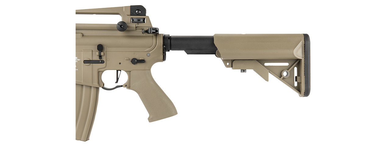 LANCER TACTICAL LT-04 PROLINE SERIES M4 RIS AIRSOFT AEG [HIGH FPS] (TAN) - Click Image to Close