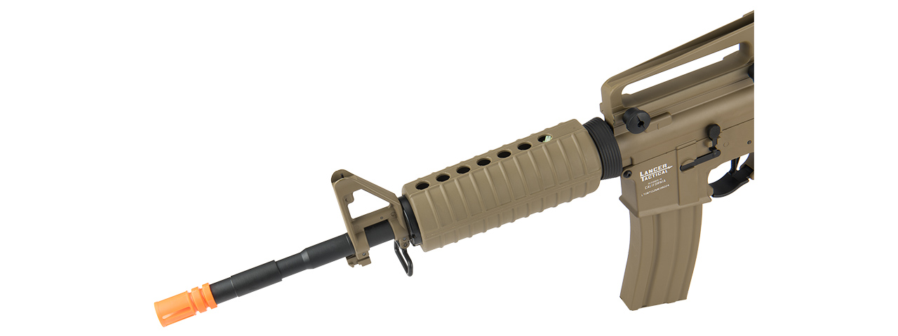 LANCER TACTICAL M4A1 LT-06 CARBINE PROLINE SERIES AIRSOFT AEG [LOW FPS] (TAN)