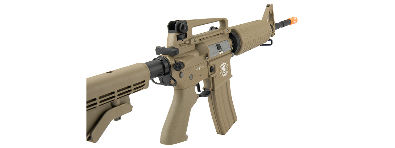 LANCER TACTICAL M4A1 LT-06 CARBINE PROLINE SERIES AIRSOFT AEG [LOW FPS] (TAN) - Click Image to Close