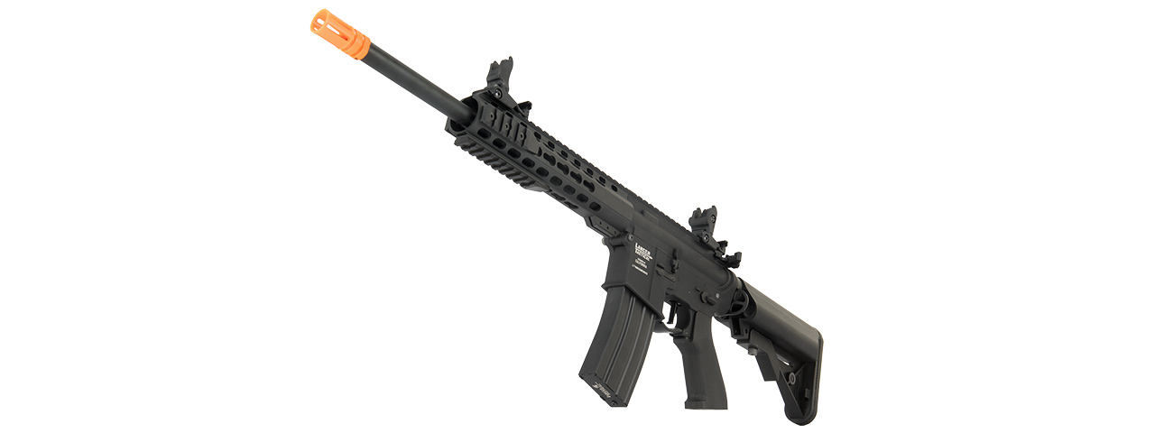 Lancer Tactical Proline Gen 2 10" Keymod M4 Carbine Airsoft AEG Rifle (Color: Black) - Click Image to Close