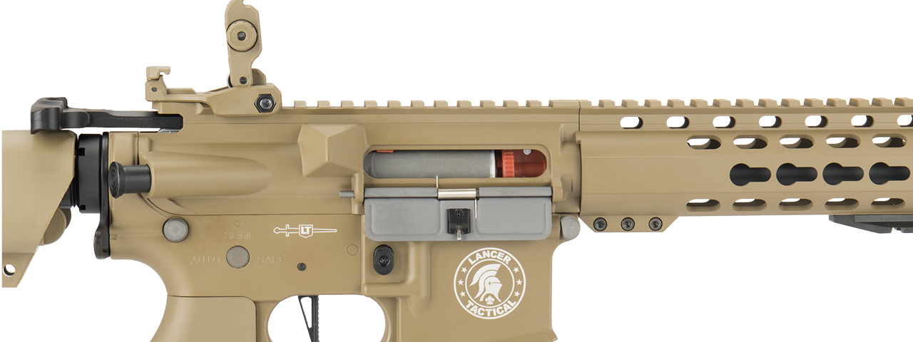 Lancer Tactical Proline 10" M4 Carbine Airsoft AEG Rifle (Color: Tan)