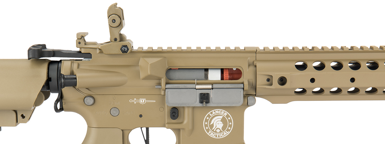 Lancer Tactical LT-24 M4 CQB ProLine AEG [HIGH FPS] (TAN) - Click Image to Close