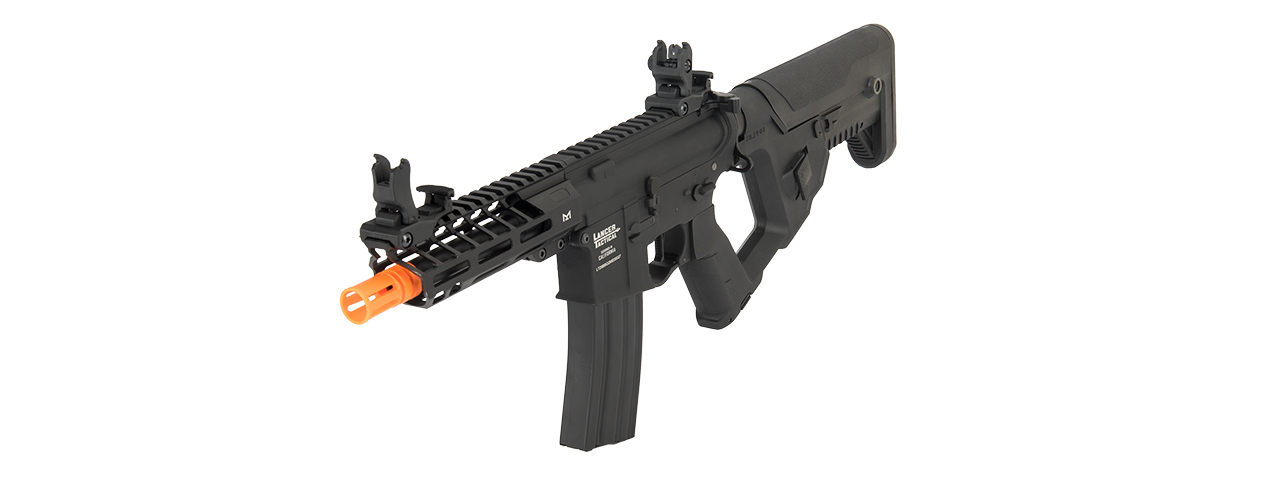 Lancer Tactical Low FPS Enforcer Needletail Skeleton M4 Airsoft Rifle (Color: Black) - Click Image to Close