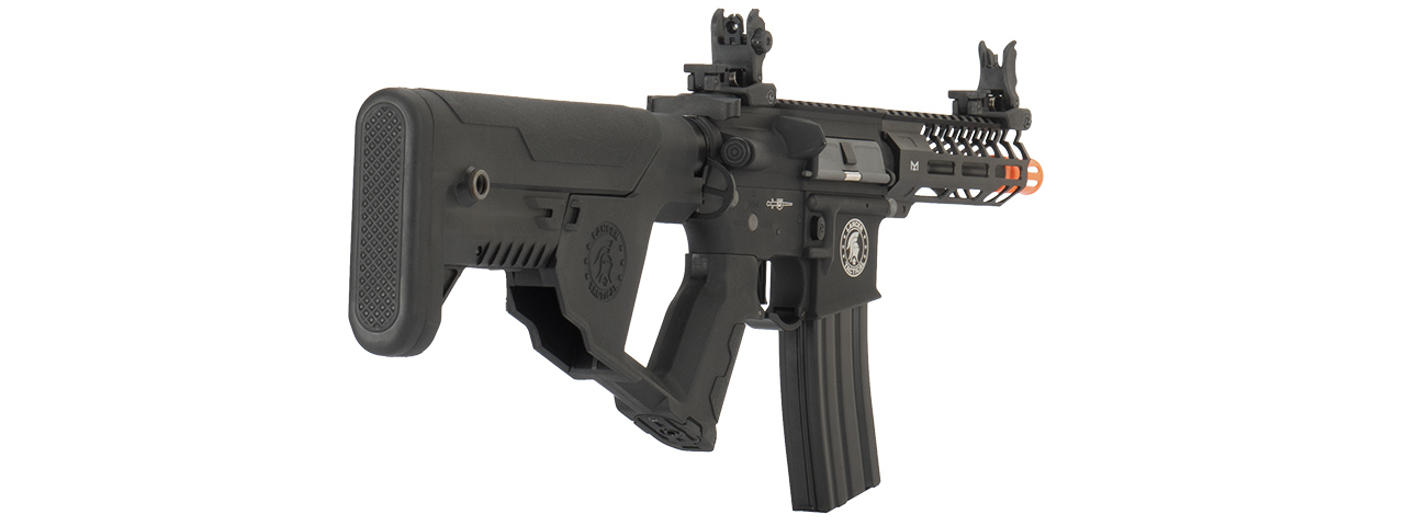 Lancer Tactical Low FPS Enforcer Needletail Skeleton M4 Airsoft Rifle (Color: Black) - Click Image to Close