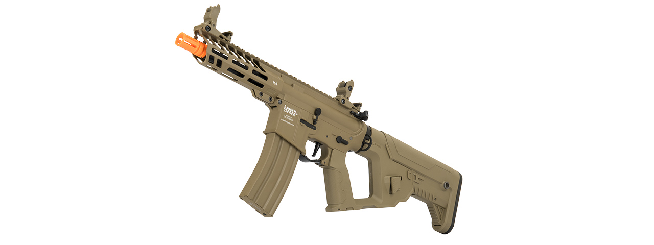 Lancer Tactical Low FPS Enforcer Needletail Skeleton M4 Airsoft Rifle (Color: Tan)