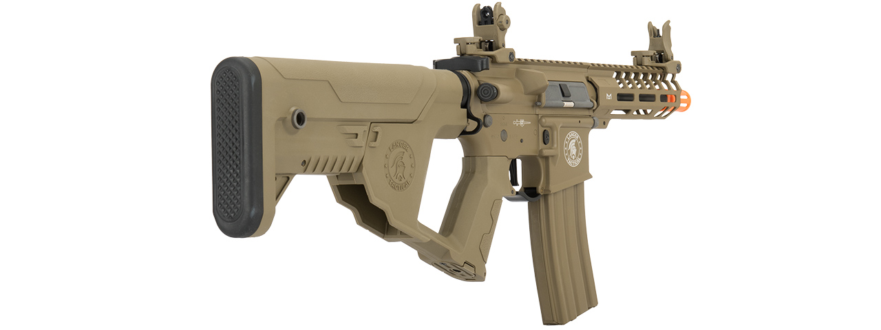 Lancer Tactical Low FPS Enforcer Needletail Skeleton M4 Airsoft Rifle (Color: Tan)