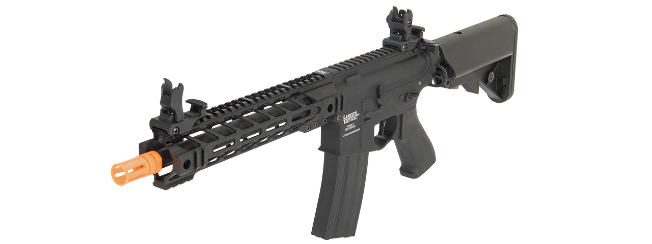 Lancer Tactical Proline Enforcer Battle Hawk 10" M4 Airsoft Rifle (Color: Black) - Click Image to Close