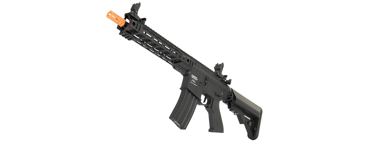 Lancer Tactical Proline Enforcer Battle Hawk 10" M4 Airsoft Rifle (Color: Black) - Click Image to Close