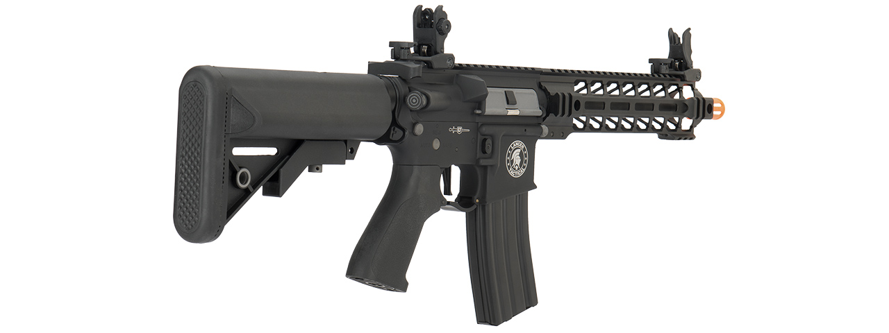 Lancer Tactical Proline Enforcer Battle Hawk 10" M4 Airsoft Rifle (Color: Black) - Click Image to Close