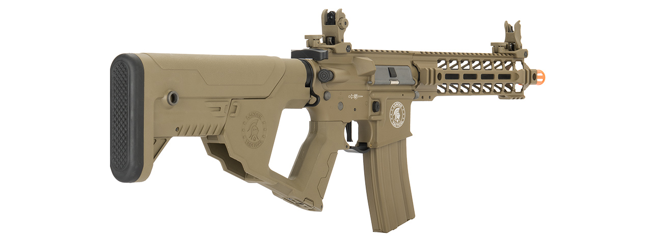 Lancer Tactical Proline Enforcer Battle Hawk 10" M4 Airsoft Rifle w/ Alpha Stock (Color: Tan)