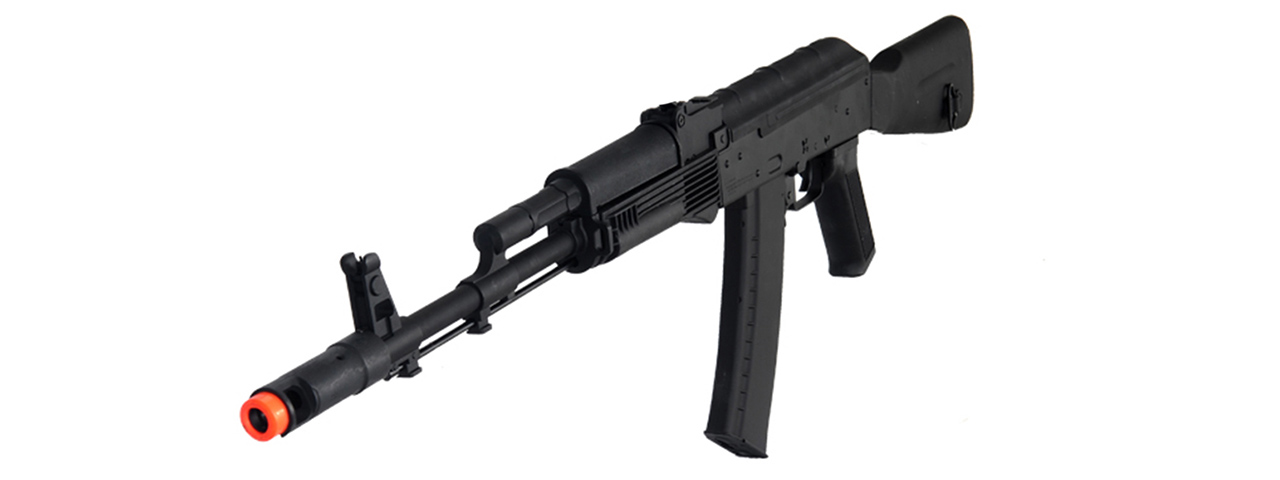 Lancer Tactical Full Metal AK104 Full Stock AEG (Black) - Click Image to Close