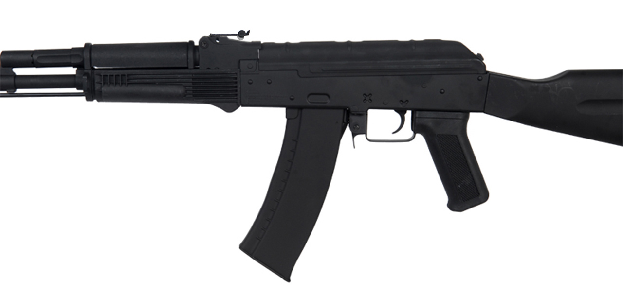 Lancer Tactical Full Metal AK104 Full Stock AEG (Black)