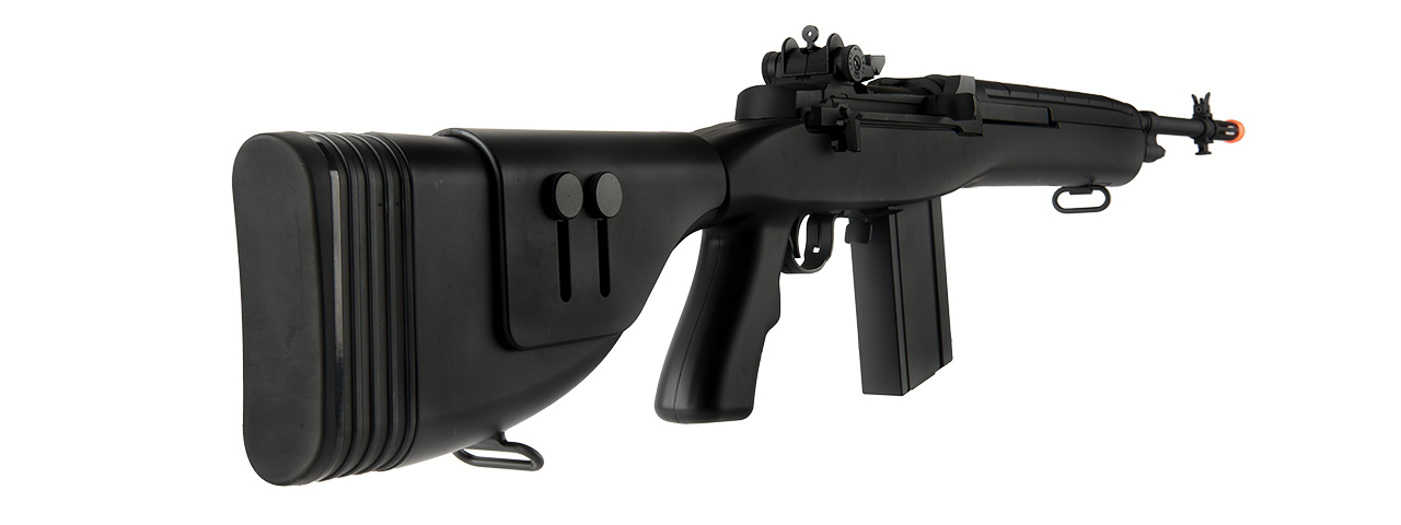 LANCER TACTICAL LT-732 DMR STOCK 45" M14 SOCOM AIRSOFT AEG (BLACK) - Click Image to Close