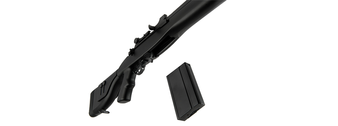 Lancer Tactical LT-732 DMR Stock 45" M14 SOCOM AEG Airsoft Rifle (Black) - Click Image to Close