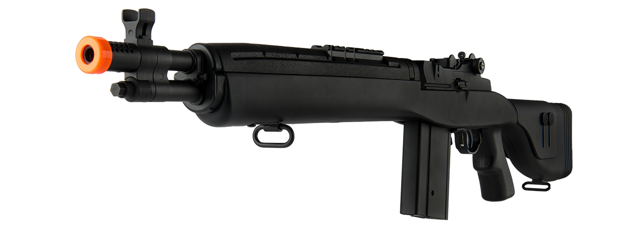 LANCER TACTICAL LT-732 DMR STOCK 38" M14 SOCOM AIRSOFT AEG (BLACK) - Click Image to Close