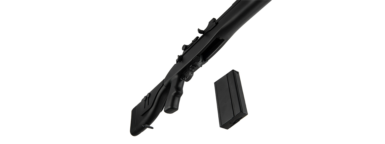 LANCER TACTICAL LT-732 DMR STOCK 38" M14 SOCOM AIRSOFT AEG (BLACK) - Click Image to Close