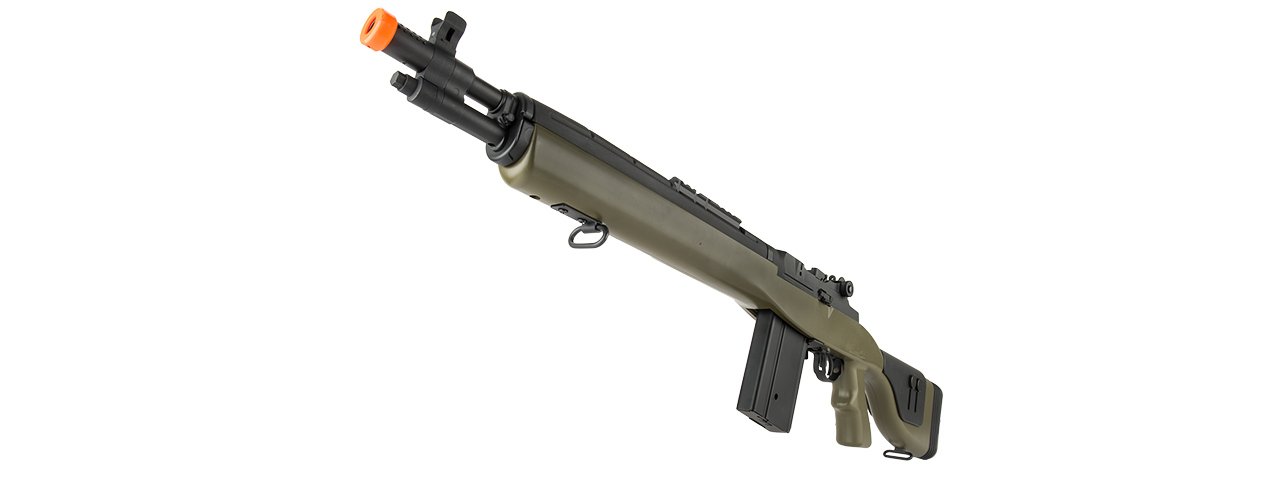 LANCER TACTICAL LT-732 DMR STOCK 38" M14 SOCOM AIRSOFT AEG (OD GREEN) - Click Image to Close