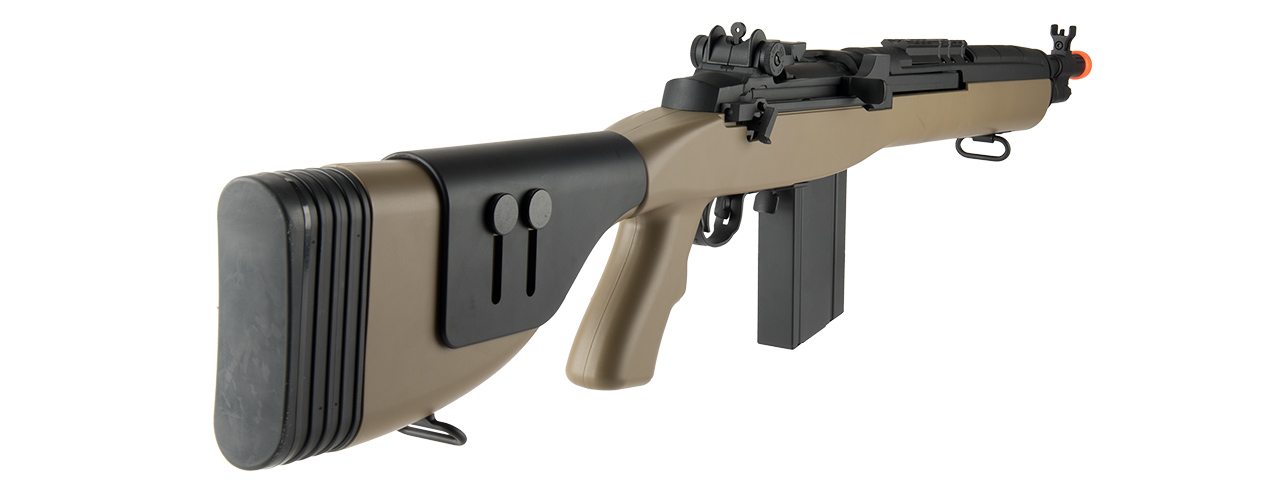 LANCER TACTICAL LT-732 DMR STOCK 38" M14 SOCOM AIRSOFT AEG (TAN) - Click Image to Close