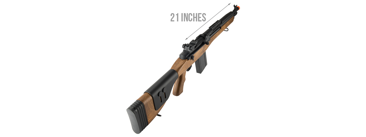 LANCER TACTICAL LT-732 DMR STOCK 38" M14 SOCOM AIRSOFT AEG (FAUX WOOD) - Click Image to Close