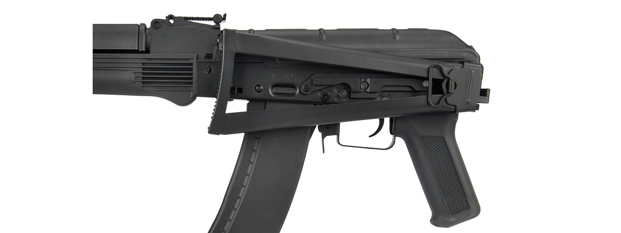LT-740B AIRSOFT AKS-104 AEG FULL METAL FOLDING STOCK (BLACK)