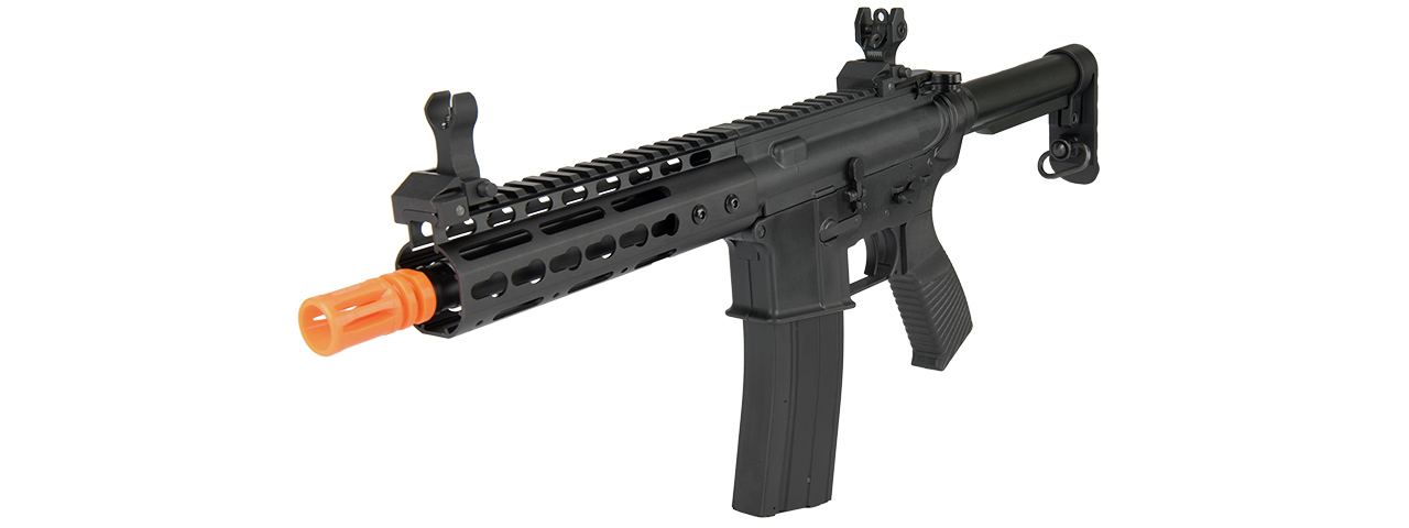 GOLDEN EAGLE MC6637 ELITE SERIES 7" KEYMOD CQB GBB AIRSOFT RIFLE (BLACK)