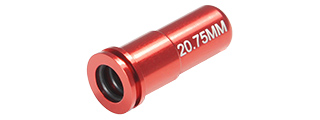 MAXX CNC ALUMINUM DOUBLE O-RING AIR SEAL NOZZLE FOR AIRSOFT AEG (RED)