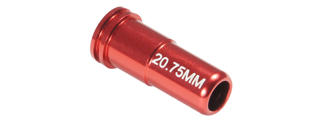 MAXX CNC ALUMINUM DOUBLE O-RING AIR SEAL NOZZLE FOR AIRSOFT AEG (RED)
