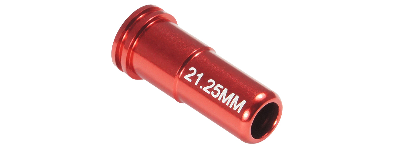 MAXX MODEL CNC ALUMINUM DOUBLE O-RING AIR SEAL NOZZLE - 21.25MM (RED) - Click Image to Close