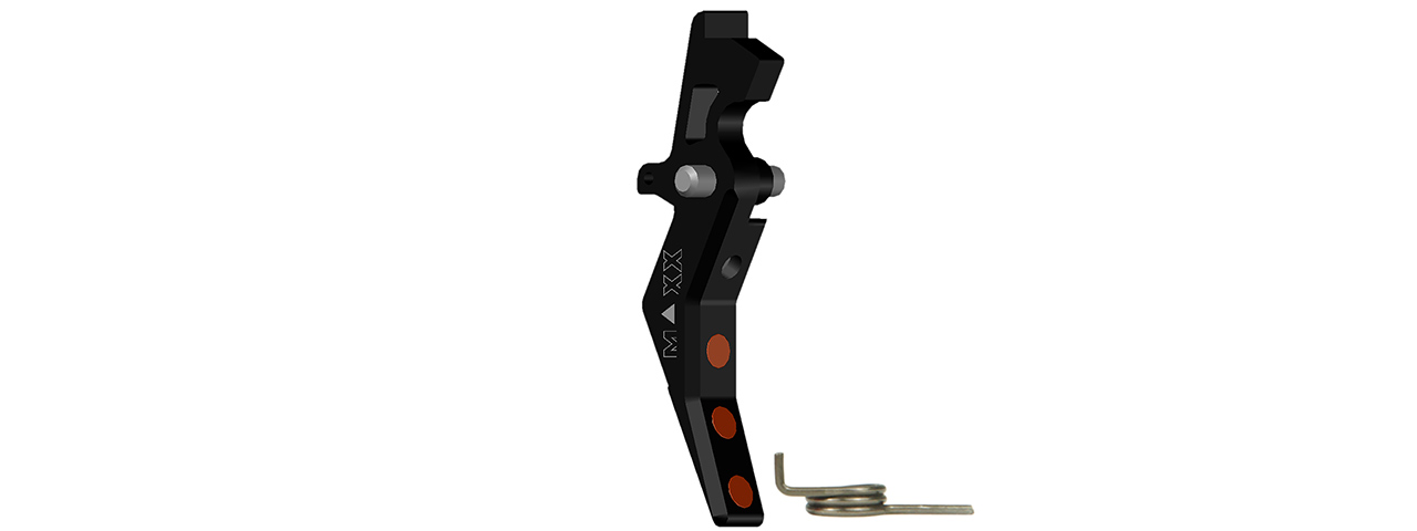 CNC Aluminum Advanced AEG Trigger (Style B) (Black) - Click Image to Close