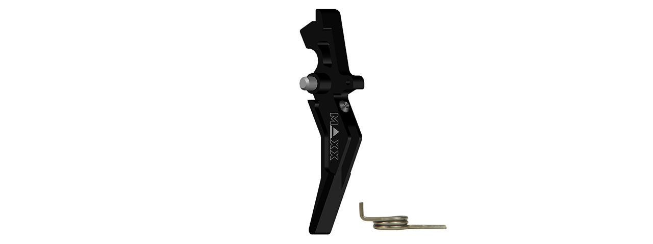 CNC Aluminum Advanced AEG Trigger (Style B) (Black) - Click Image to Close