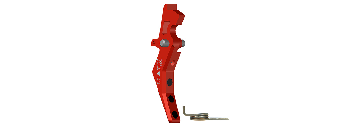 CNC Aluminum Advanced AEG Trigger (Style B) (Red)