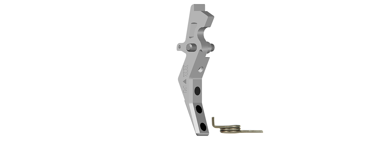 Maxx Model CNC Aluminum Advanced AEG Trigger (Style B) (Silver)