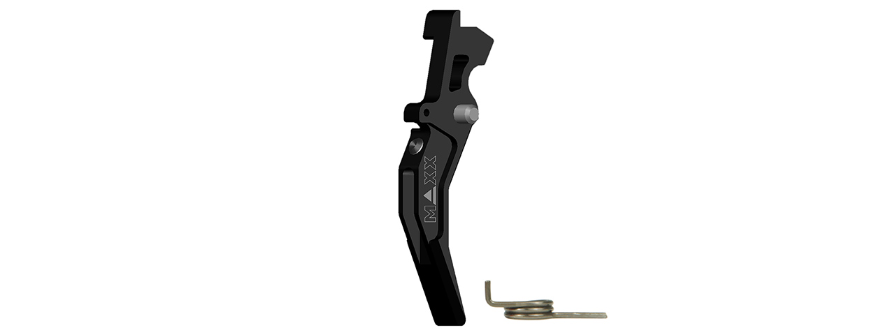 CNC Aluminum Advanced AEG Trigger (Style C) (Black) - Click Image to Close