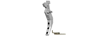 CNC Aluminum Advanced AEG Trigger (Style C) (Silver)